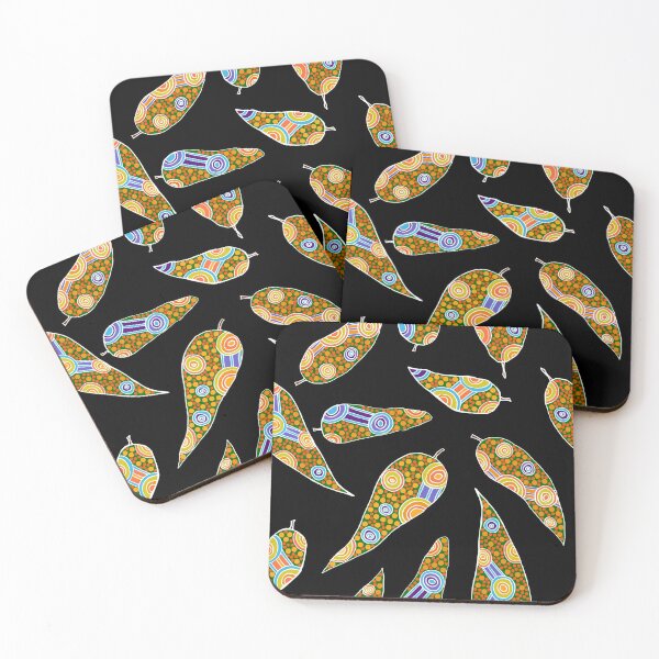 Item preview, Authentic Aboriginal Art - Leaves designed and sold by HogarthArts.