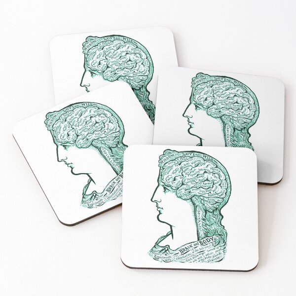 Item preview, brain and body illustration print designed and sold by printzshop.