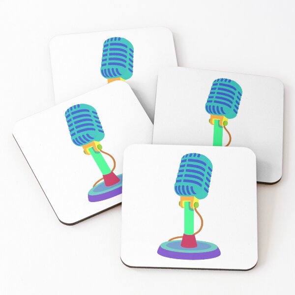 Item preview, Classic Retro Vocal Microphone Color Pop designed and sold by WindWardArt.