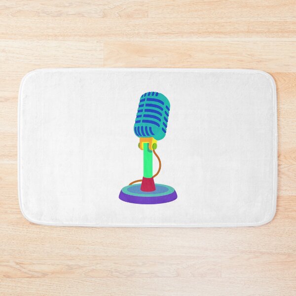 Item preview, Classic Retro Vocal Microphone Color Pop designed and sold by WindWardArt.