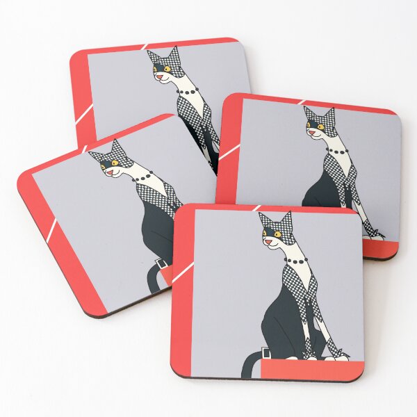 Item preview, Kay, Art Deco Cat designed and sold by sneercampaign.