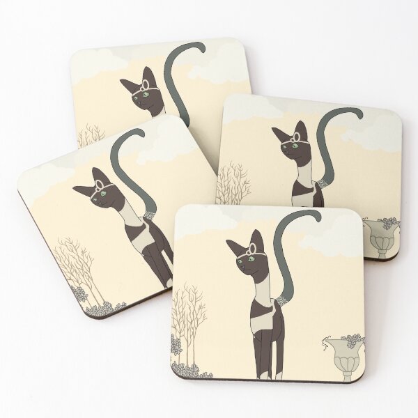 Item preview, Josephine, Art Deco Cat designed and sold by sneercampaign.