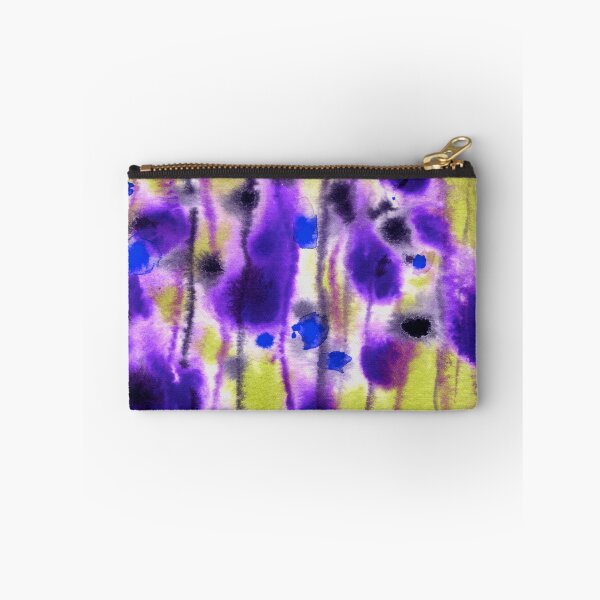 Item preview, Floating Blooms Abstract - Purple and Pale Green designed and sold by Wendi Moore.