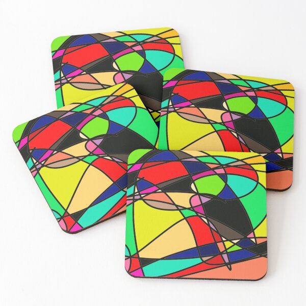 Item preview,  Stained Glass Colorful Doodle designed and sold by RaphicSentry.