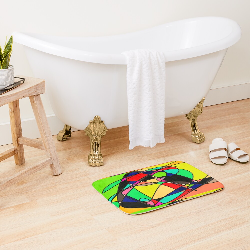 Item preview, Bath Mat designed and sold by RaphicSentry.