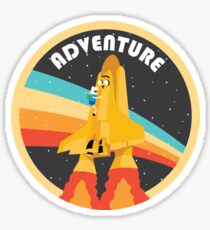 Adventure (Through Space And) Time Sticker