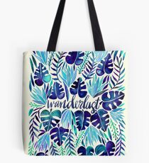 Tropical Wanderlust – Blue Tote Bag