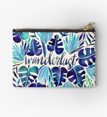 Tropical Wanderlust – Blue Studio Pouch
