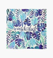 Tropisches Wanderlust - Blau Tuch