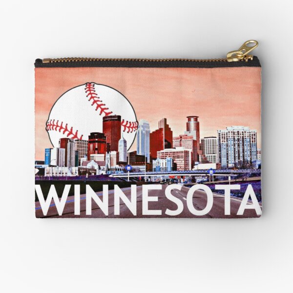 Winnesota Minneapolis Skyline Zipper Pouch