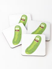 pickle rick! Coasters