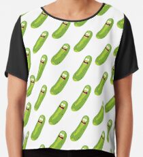 pickle rick! Chiffon Top