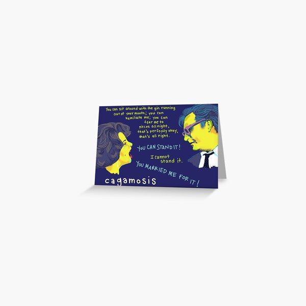 Cagamosis - Elizabeth Taylor and Richard Burton Greeting Card