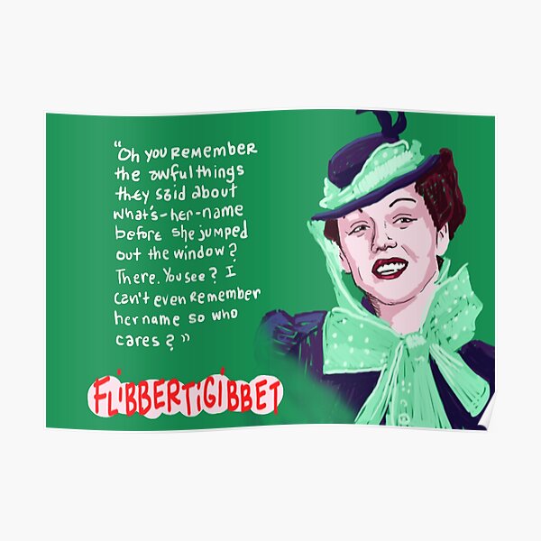 Flibbertigibbet - Rosalind Russell Poster