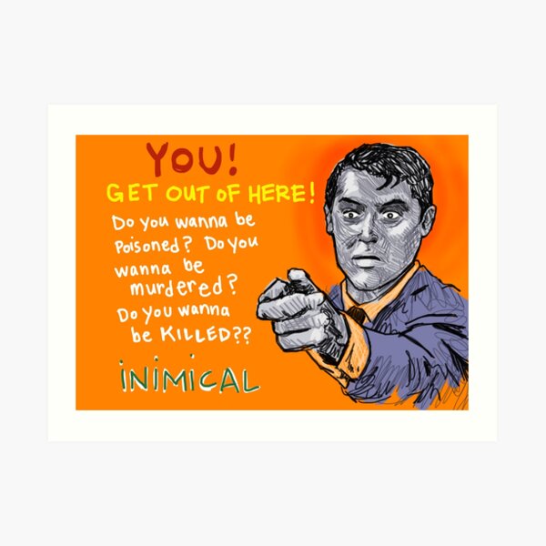 Inimical - Cary Grant Art Print