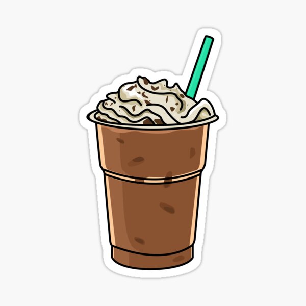 Item preview, Iced Mocha / Iced Coffee with Whip Cream designed and sold by NJThree.