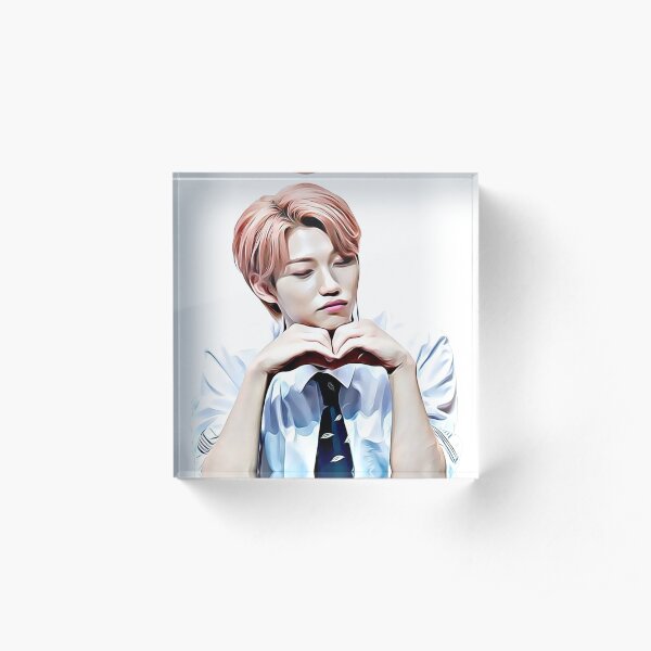 KPOP STRAY KIDS FELIX ART Acrylic Block