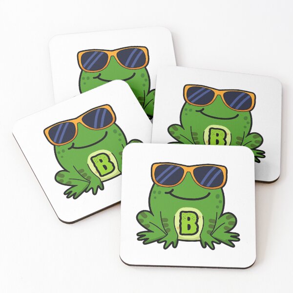 Item preview, Alphabet Letter B Toadally Cool Toad       designed and sold by kidsmonogram.