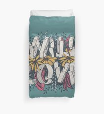 Wild Love - Green Duvet Cover