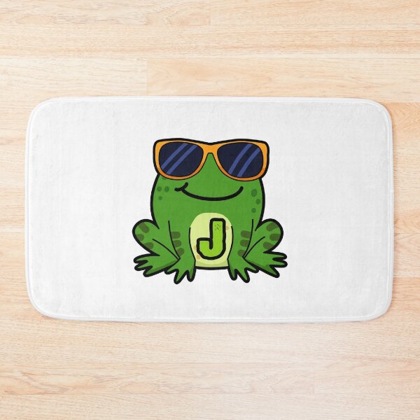 Item preview, Alphabet Letter J Toadally Cool Toad       designed and sold by kidsmonogram.