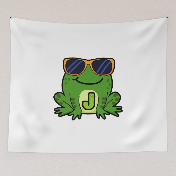 Item preview, Alphabet Letter J Toadally Cool Toad       designed and sold by kidsmonogram.