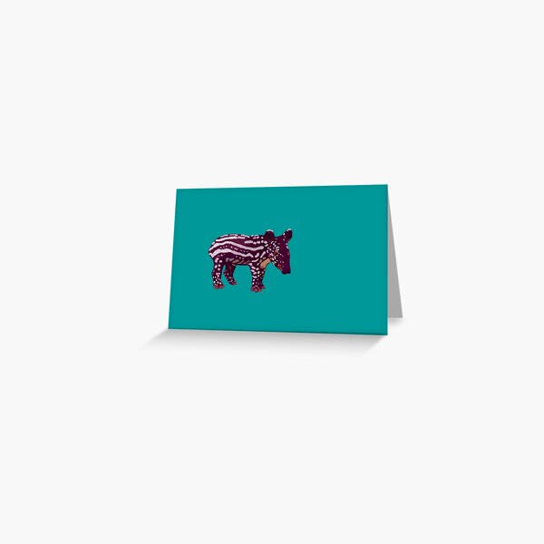 Baby Tapir Greeting Card
