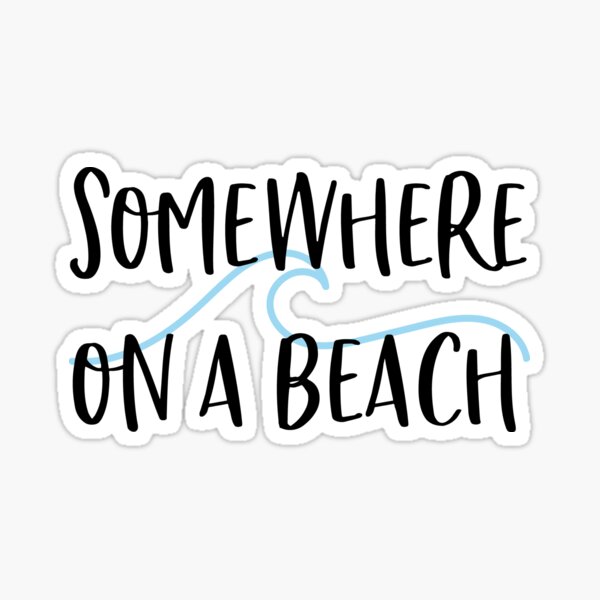 Vista previa del artículo con la obra «En algún lugar de una playa con olas», diseñado y vendido por lisaangelica.