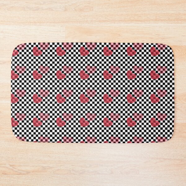 Item preview, Heart Checkered Pattern designed and sold by RoserinArt.