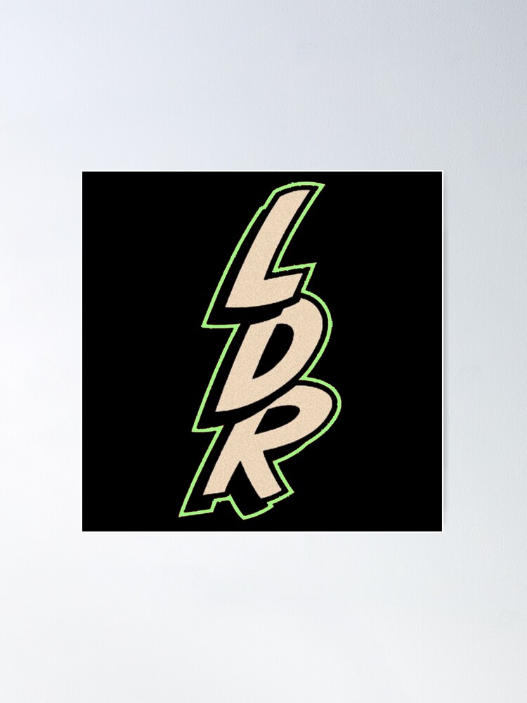 LDR Logo - with white background Sticker for Sale by KaiDee