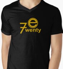 Camiseta de cuello en V Entretenimiento 720