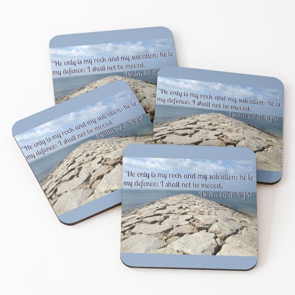 Item preview, Psalm 62:6 and Rock Jetty  designed and sold by Linda Walsh.