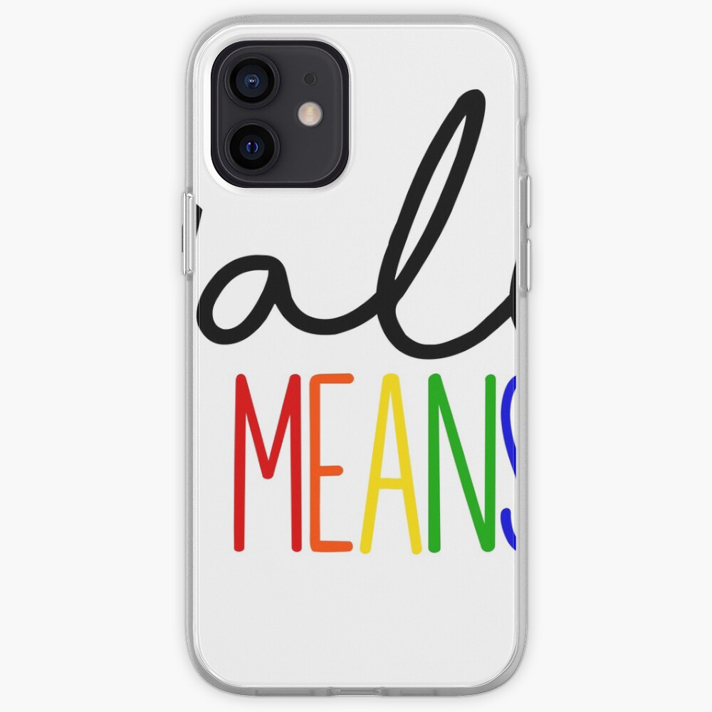 Y'all Means all iPhone Case & Cover