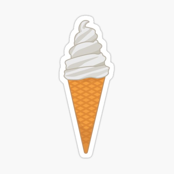 Item preview, Soft Serve Ice Cream designed and sold by jeffs-stickers.