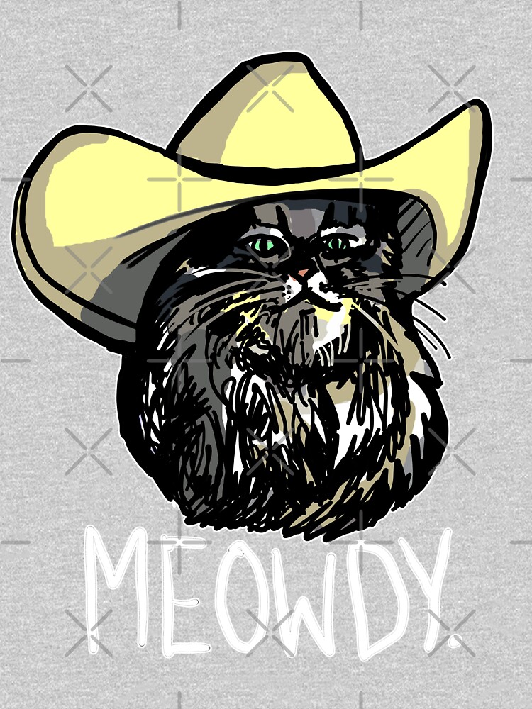 Meowdy Texas Cat Meme by sketchNkustom