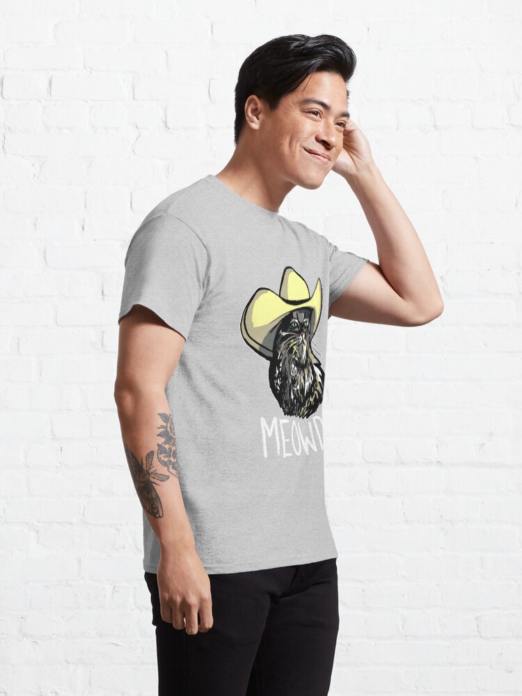 Alternate view of Meowdy Texas Cat Meme Classic T-Shirt