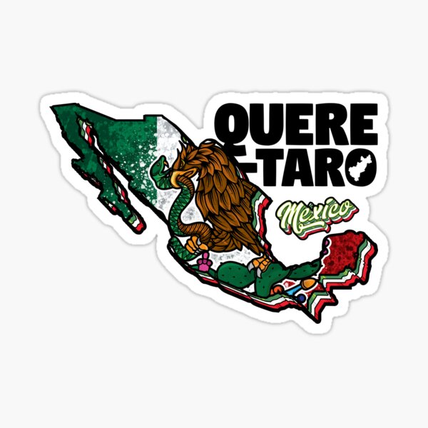 "Queretaro, Map of Mexico" Sticker for Sale by Fr33m4n1111 Redbubble