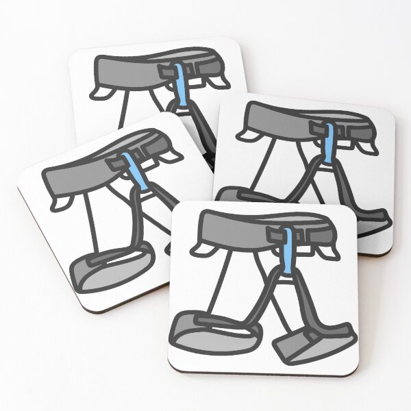 Item preview, Blue Climbing Harness Doodle designed and sold by jeffs-stickers.