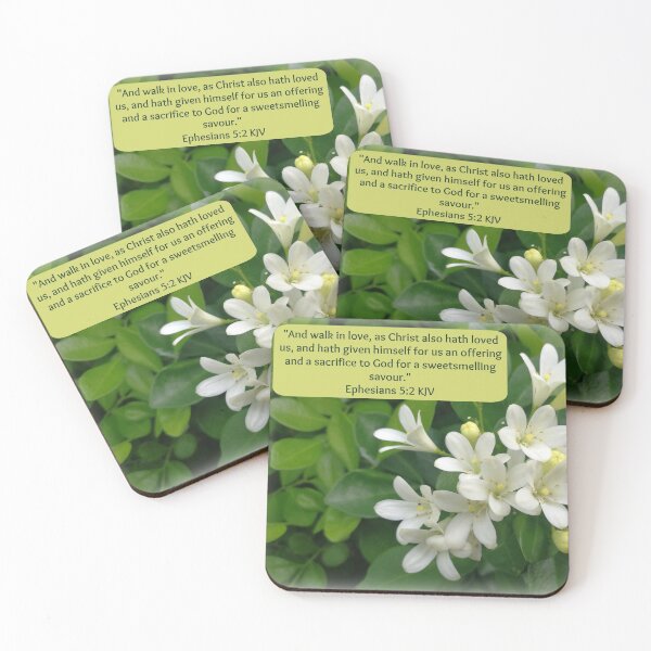 Item preview, Ephesians 5:2 with Jasmine flowers designed and sold by Linda Walsh.