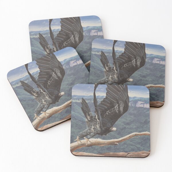 Item preview, Composition in Red, Blue & Grey - Wedge-tailed Eagle designed and sold by Dario Zanesco.