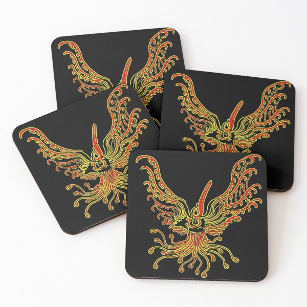 Item preview, Tribal Phoenix red-yellow designed and sold by NubesDesignCH.
