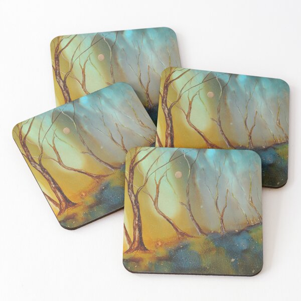 Item preview, Magical Landscape with Golden Moon designed and sold by Maureen Zmak.