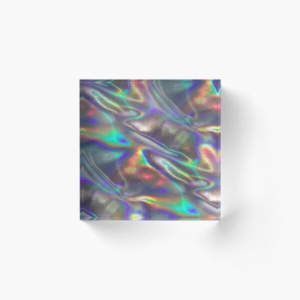 holographic print Acrylic Block