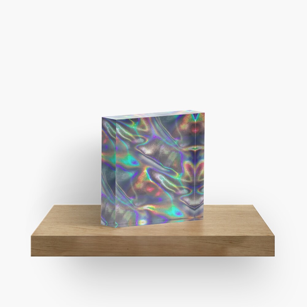 holographic print Acrylic Block
