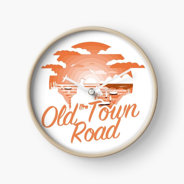 Old Town Clocks Redbubble - old town road roblox pin