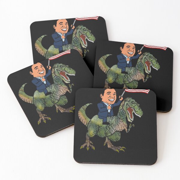 Item preview, Yang Gang andrew yang riding dinosaur designed and sold by messupbro.