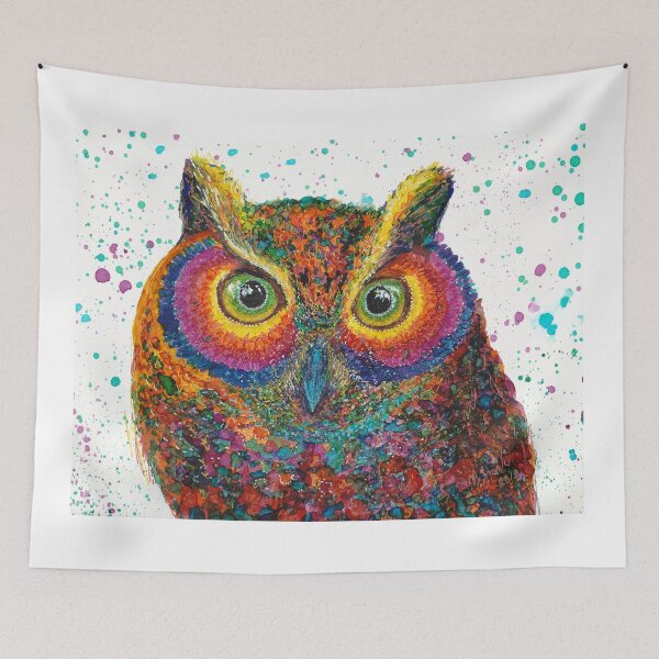 Item preview, A Big Bright Beautiful Owl designed and sold by Maureen Zmak.