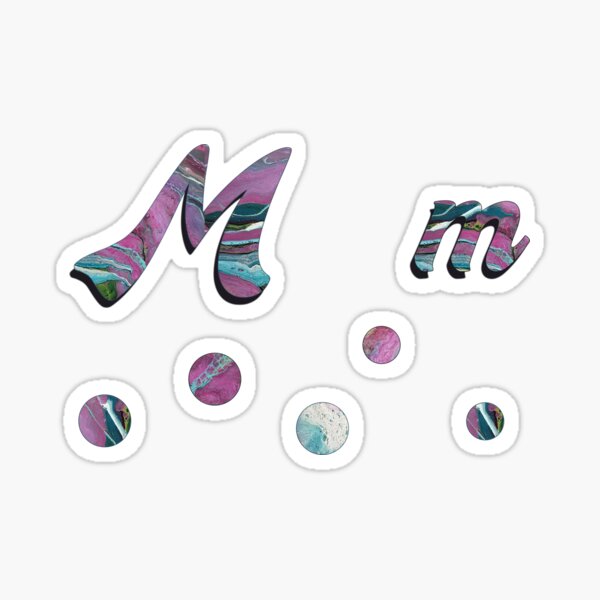 Alphabet Stickers M Sticker