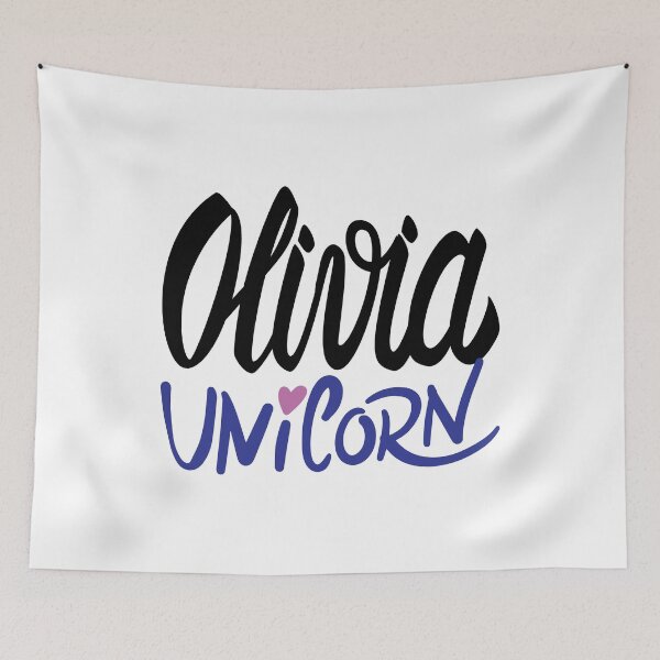 Item preview, Olivia Unicorn My Name is Olivia!  designed and sold by ProjectX23.