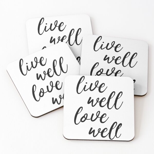 Item preview, Live well love well designed and sold by Kerry Pritchard.