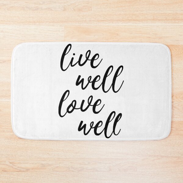 Item preview, Live well love well designed and sold by Kerry Pritchard.